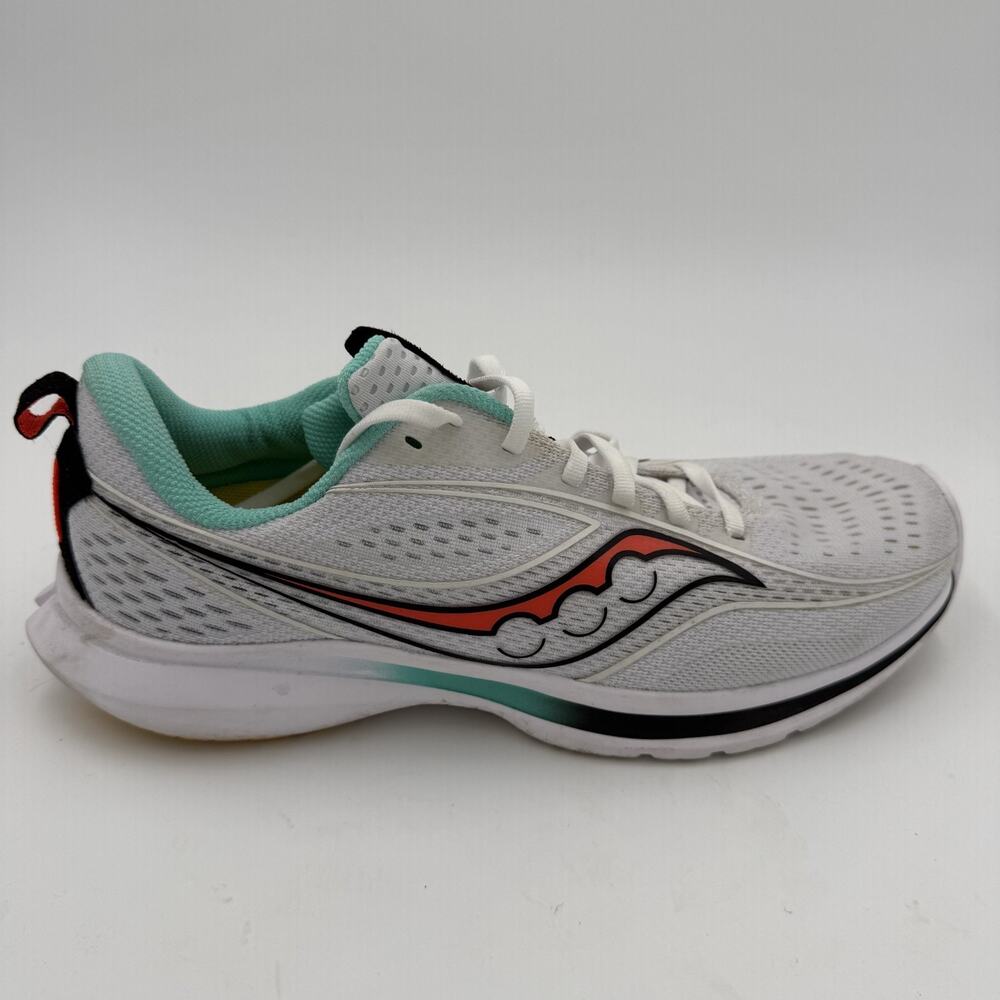 Saucony Kinvara 13 Women's Size 11 White Vizi Running/Walking Sneakers